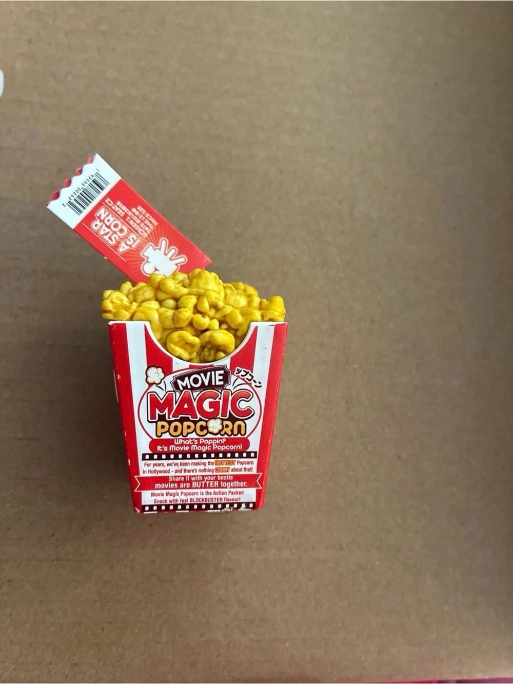 Mini Brands Kawaii Movie Magic Popcorn + Shop Bag + Slime + Magnifying Glass